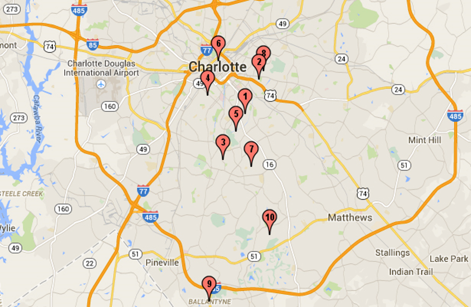 Top 10 Best Neighborhoods of Charlotte